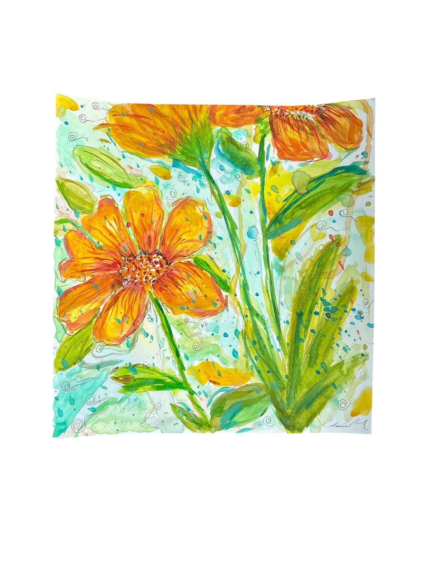 Emergence — Original Watercolor Portrait